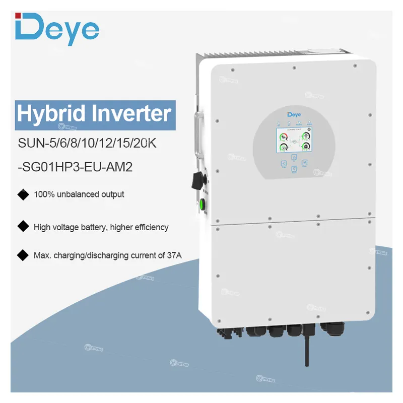 Wholesale Deye Three Phase Hybrid Inverter SUN 5 6 8 10 12 15 20K